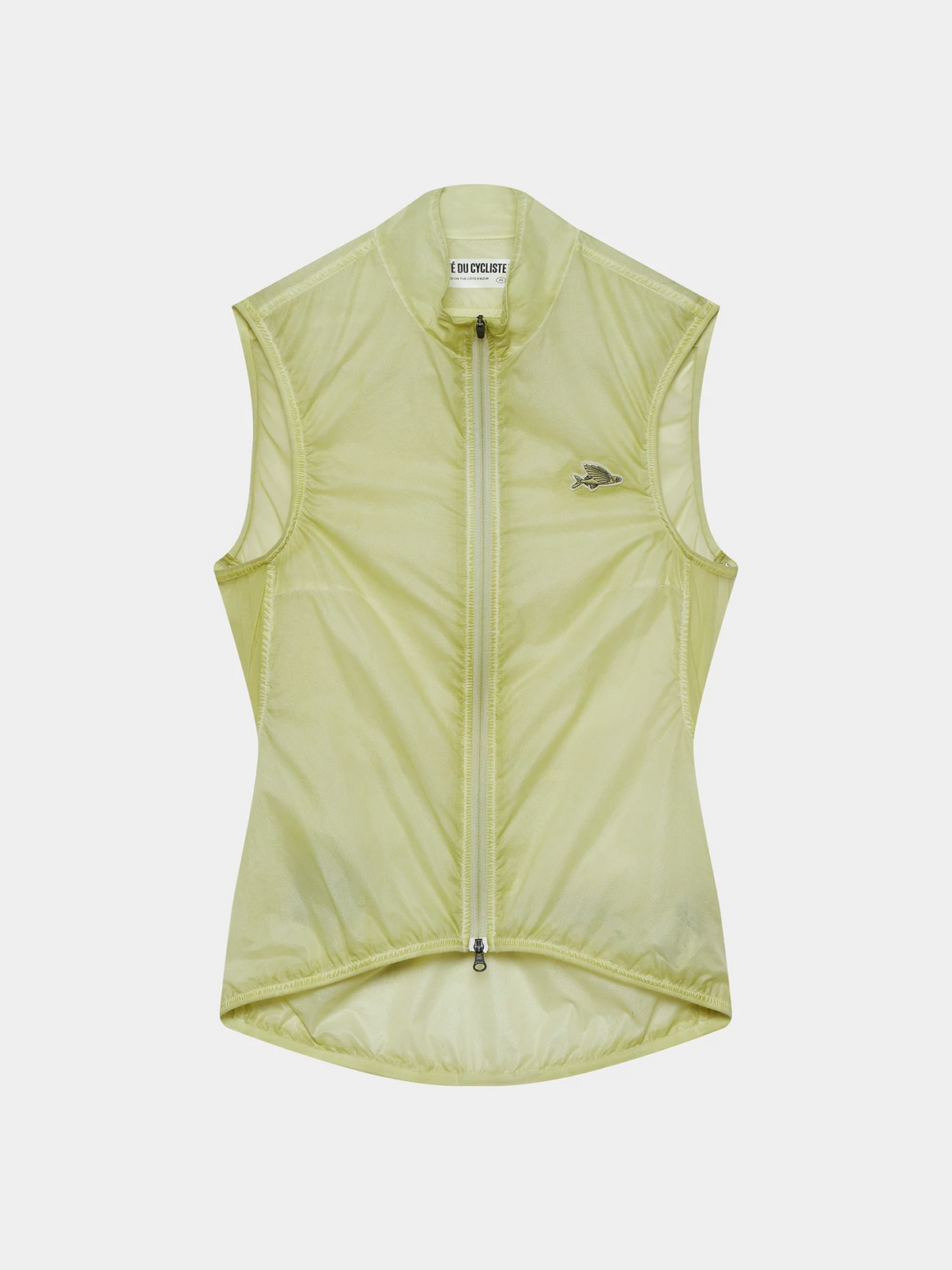 Café du Cycliste 防風背心 Norine Windproof Gilet Cold Dye Hay Green 女款 冷染牧草綠