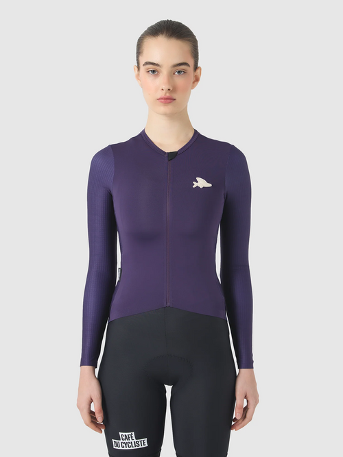 Café du Cycliste 車衣 Andrea V3 Superlight LS Jersey Purple Rain 長袖 女款 霧紫