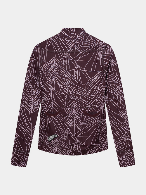 Café du Cycliste 車衣 Charlie Cold Dye Red Moss 長袖 女款 冷染暗紅