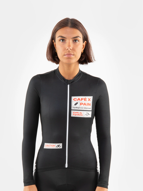 Café du Cycliste 車衣 Constance PAIN LS Jersey Bread 長袖 女款 黑