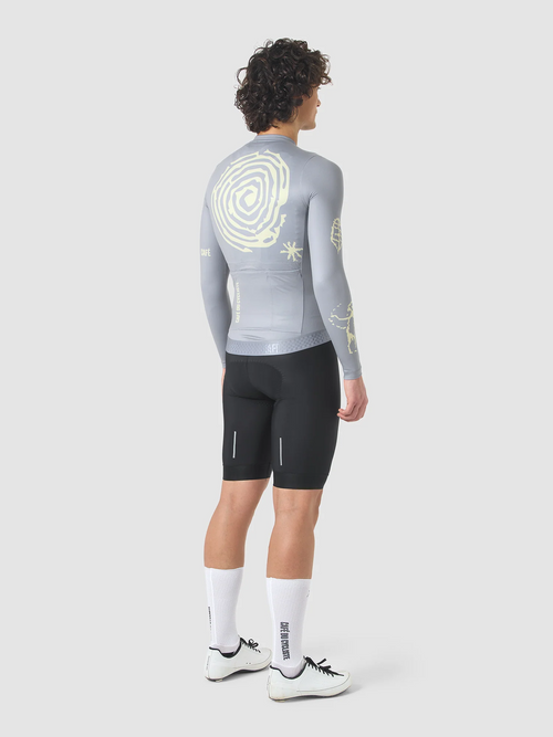 Café du Cycliste 車衣 Constance V2 LS Jersey Cliffside Gray 長袖 男款 崖灰