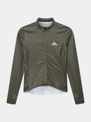 Café du Cycliste 車衣 Constance V2 LS Jersey Raven Carob 長袖 男款 棕黑格