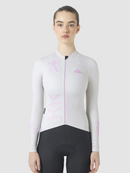 Café du Cycliste 車衣 Constance V2 LS Jersey CumulusGrey 長袖 女款 霧灰