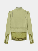 Café du Cycliste 車衣Audax Emilie Cold Dye Hay Green 長袖 男款 牧草綠