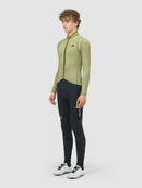 Café du Cycliste 車衣Audax Emilie Cold Dye Hay Green 長袖 男款 牧草綠
