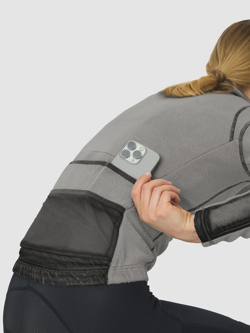 Café du Cycliste 車衣Audax Emilie Cold Dye Anthracite 長袖 女款 灰