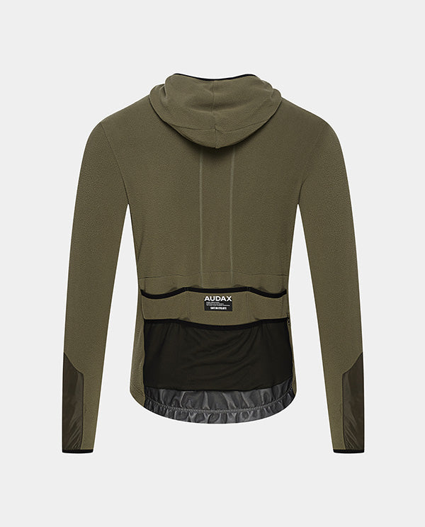 Café du Cycliste 車衣Audax Ingrid LS Jersey V2 Moss Green 長袖 男款 卡其綠