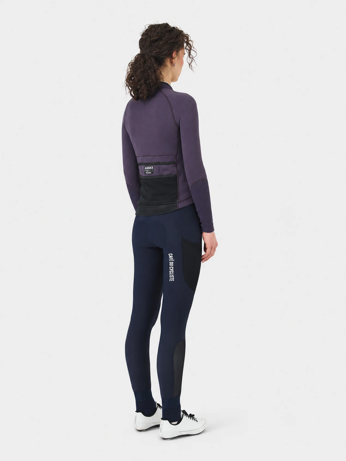 Café du Cycliste 車衣AUDAX Laure LS Jersey Purple Rain 長袖 女款 深紫
