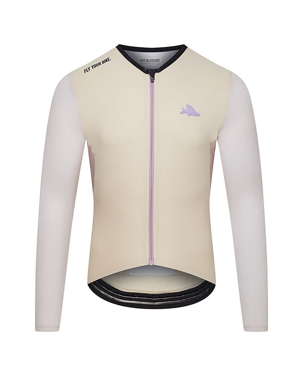 Café du Cycliste 車衣 Roxane LS Jersey Chalk 長袖 男款 石粉白