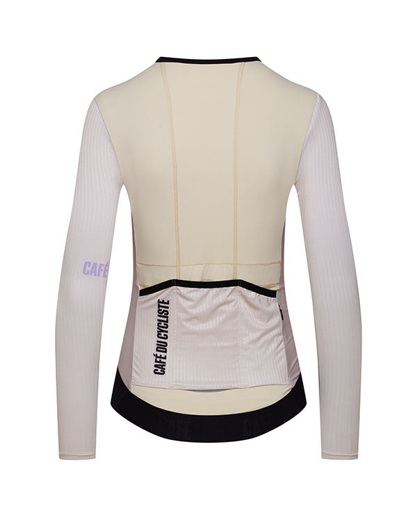 Café du Cycliste 車衣 Roxane LS Jersey Chalk 長袖 女款 石粉白