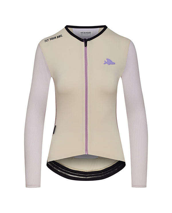 Café du Cycliste 車衣 Roxane LS Jersey Chalk 長袖 女款 石粉白