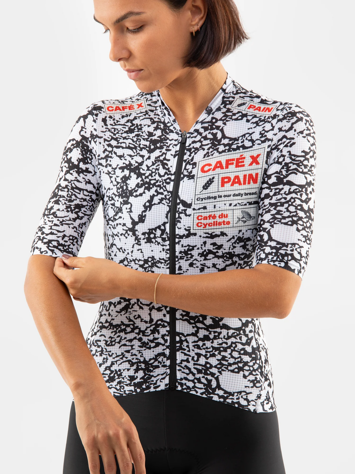 Café du Cycliste 車衣 Angeline PAIN Bread 女款 黑