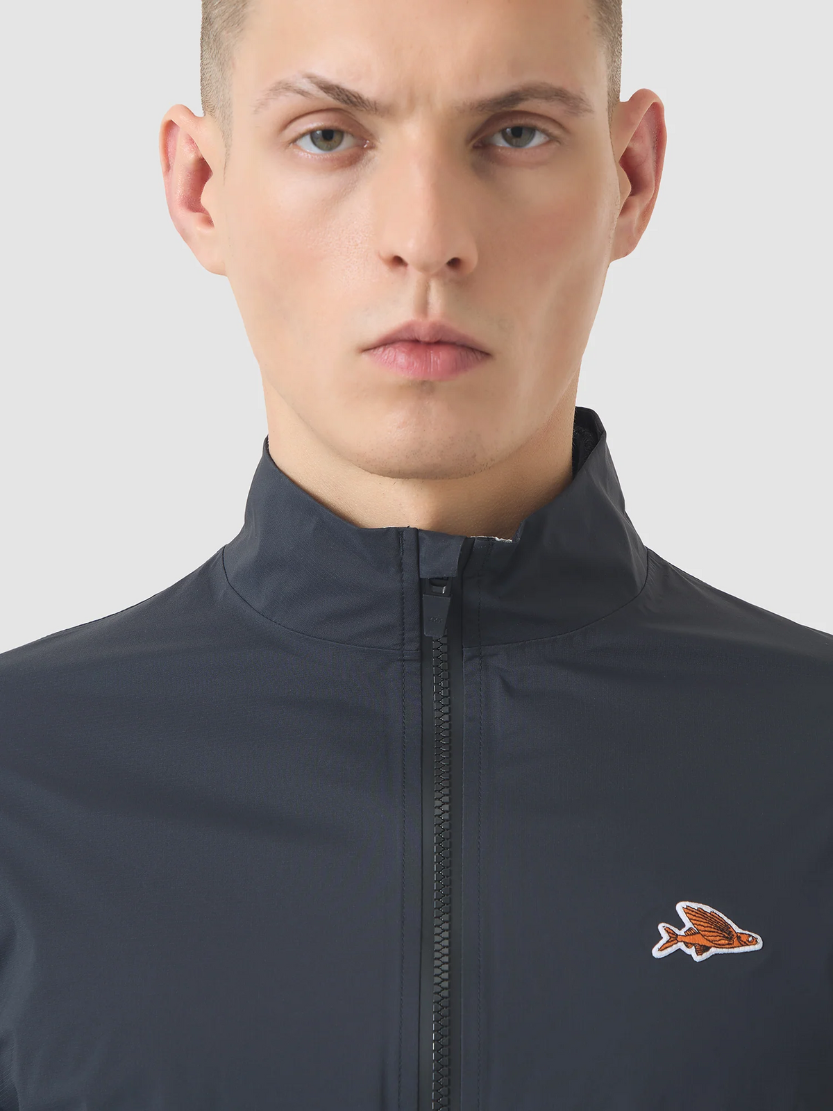 Café du Cycliste 防雨外套Suzette Anthracite 男款 煤灰