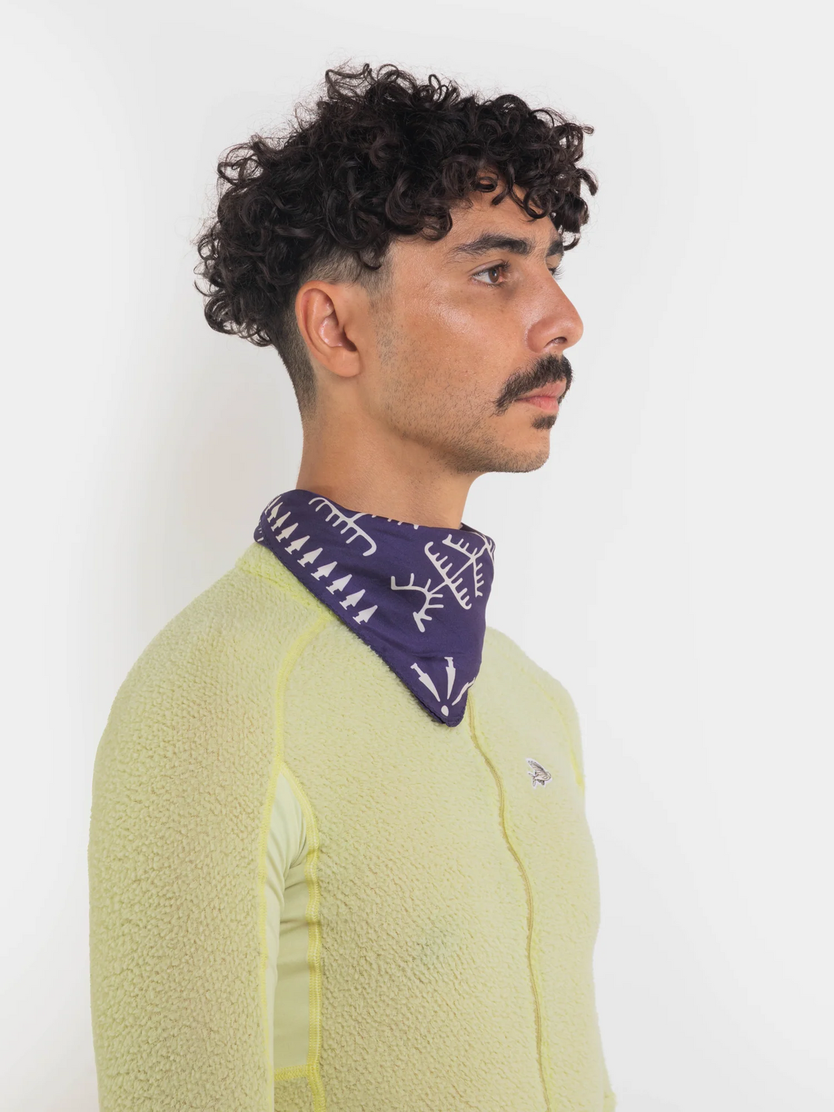 Café du Cycliste 絲巾Carre de Soie Scarf Pueple Rain 深灰紫