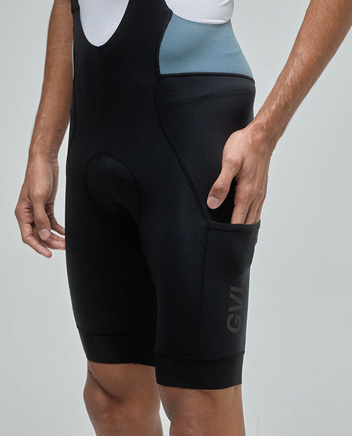 Givelo 口袋車褲MC Cargo Bib Shorts Black 男款 黑