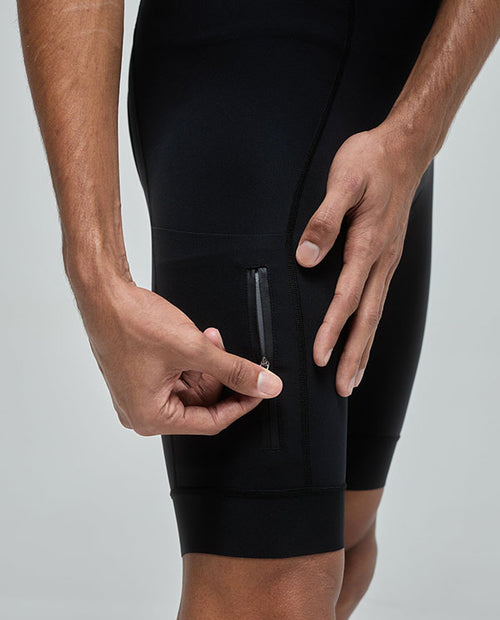 Givelo 口袋車褲MC Cargo Bib Shorts Black 男款 黑