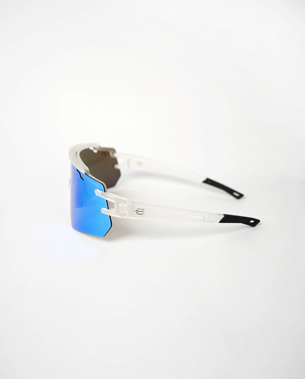 BLOOVS GALIBIER Matt Crystal Blue Mirror Polarized 透明霧框框藍鏡片