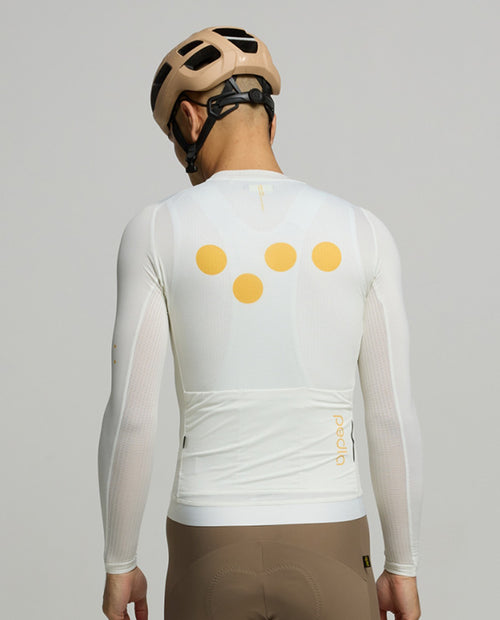 Pedla 薄長袖車衣 BOLD Essentials Air LS Jersey Porcelain Ray 男款 瓷白