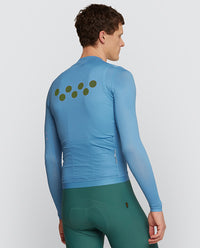 Pedla 薄長袖車衣 BOLD Essential Air LS Jersey Slate 男款 藍灰