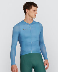 Pedla 薄長袖車衣 BOLD Essential Air LS Jersey Slate 男款 藍灰