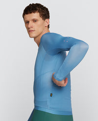 Pedla 薄長袖車衣 BOLD Essential Air LS Jersey Slate 男款 藍灰