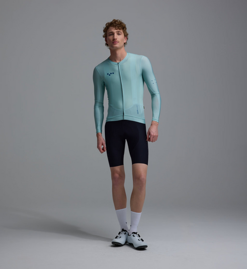 Pedla 薄長袖車衣 Essentials Classic LS Jersey Light Teal 男款 天青綠