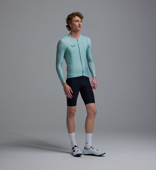 Pedla 薄長袖車衣 Essentials Classic LS Jersey Light Teal 男款 天青綠