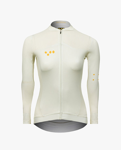 Pedla 薄長袖車衣 BOLD Essentials Air LS Jersey Porcelain Ray 女款 瓷白