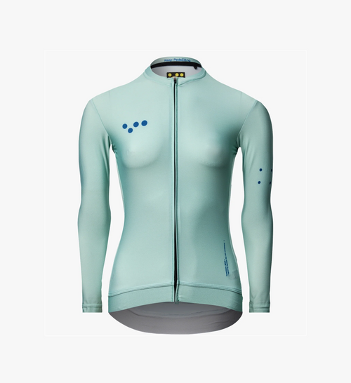 Pedla 薄長袖車衣 Essentials Classic LS Jersey Light Teal 女款 天青綠