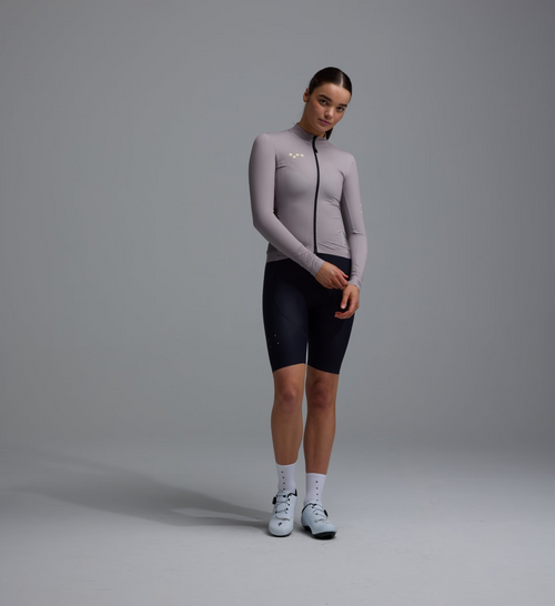 Pedla 中量長袖車衣 Essentials Midweight LS Jersey Hide 女款 粉藕