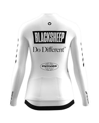 BSC 薄長袖車衣WMN LS Future Project Mono White 女款 經典黑白