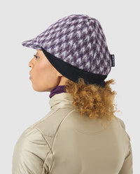 CaféduCycliste 帽 Belgian Quetsche Chalk 冬季比利時帽 米紫