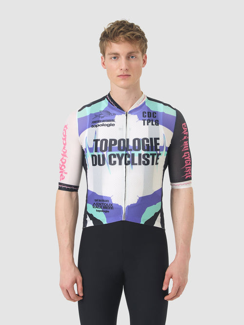 Café du Cycliste 車衣 Bergida Superlight Jersey Multico - Topologie 聯名款 男款 白