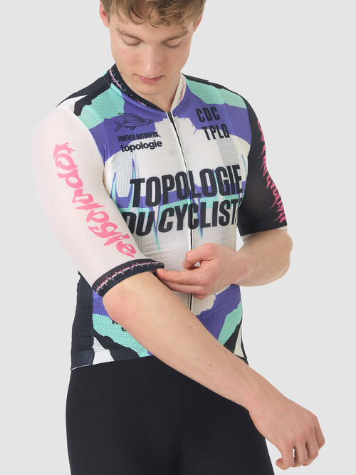 Café du Cycliste 車衣 Bergida Superlight Jersey Multico - Topologie 聯名款 男款 白