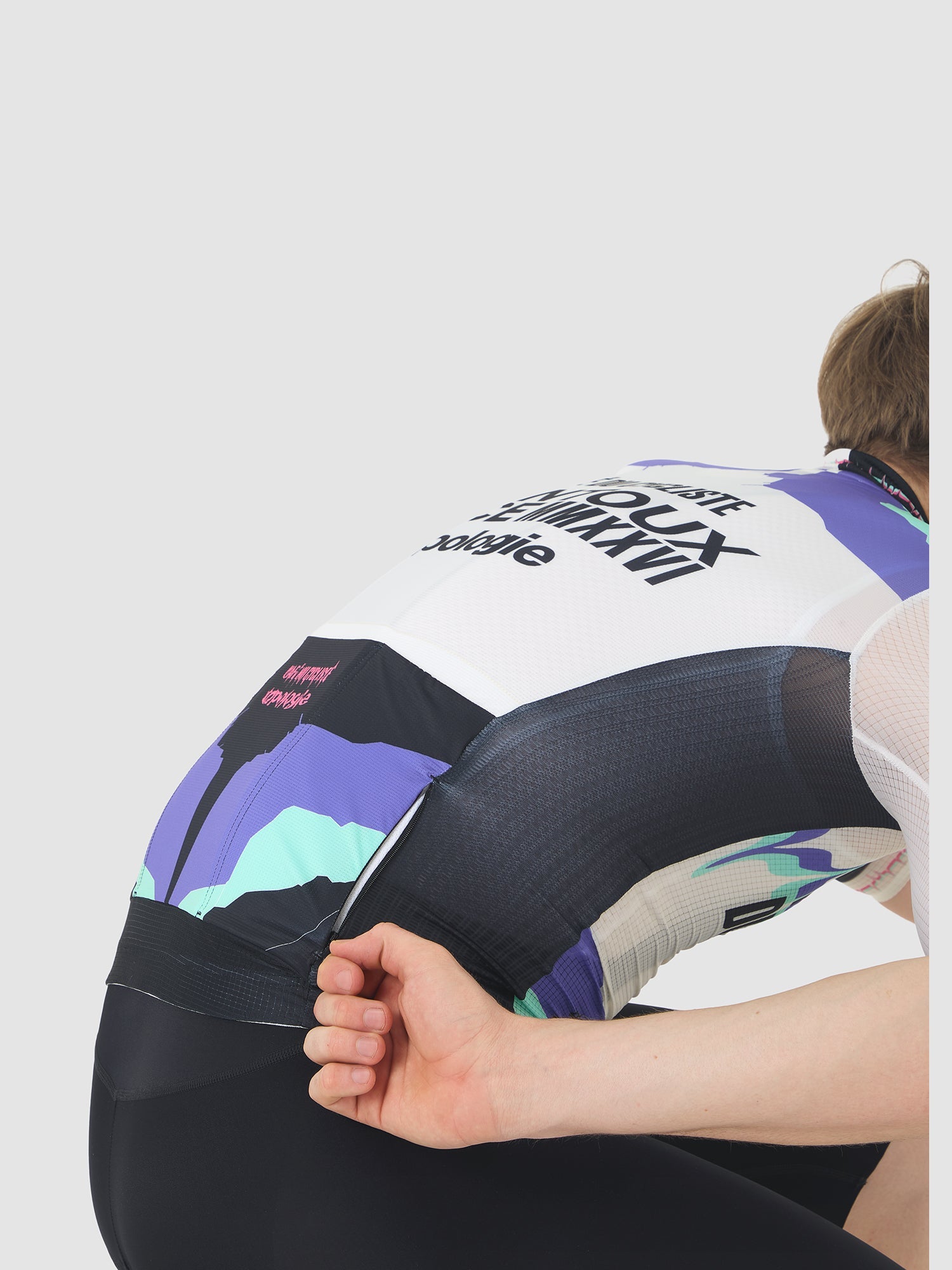 Café du Cycliste 車衣 Bergida Superlight Jersey Multico - Topologie 聯名款 男款 白