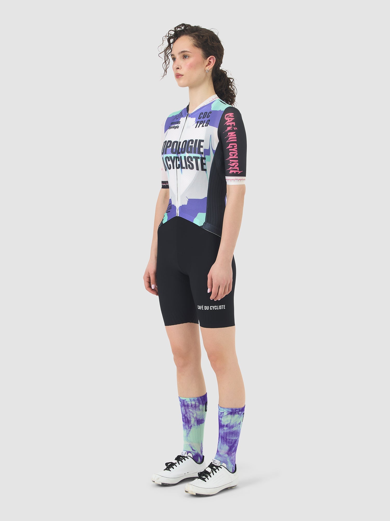 Café du Cycliste 車衣 Bergida Superlight Jersey Multico - Topologie 聯名款 女款 白