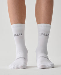 MAAP 車襪 Blur Sock White 白