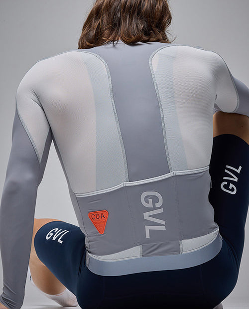 Givelo 薄長袖車衣 C.D.A. LS Jersey Ice 灰