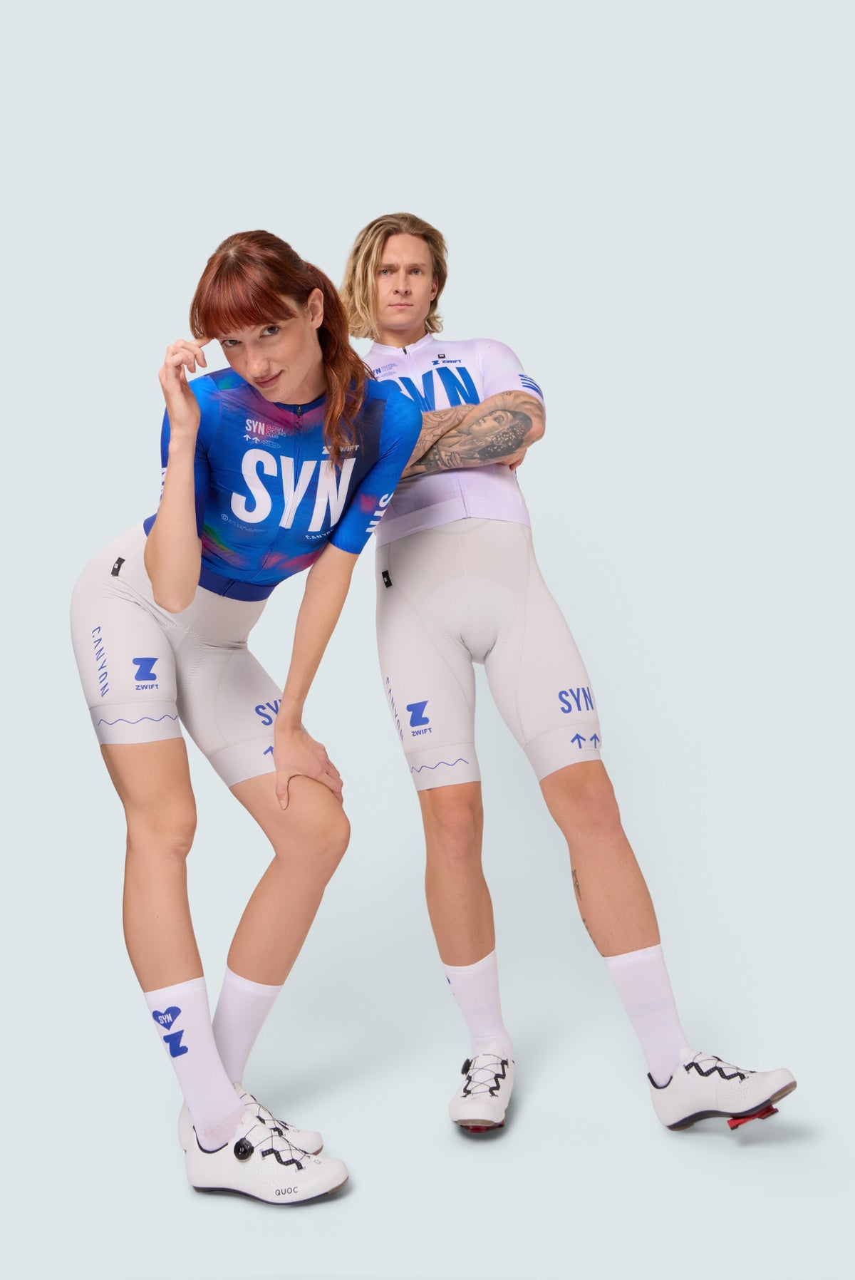 SYN 車褲 Pro Team Club Circuit Bib Shorts Frozen 女款 白
