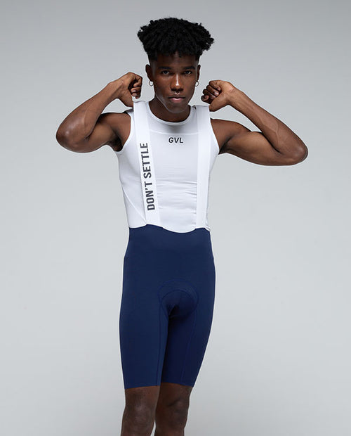 Givelo 無痕車褲MAYFLY Bib Shorts Navy 男款 藍