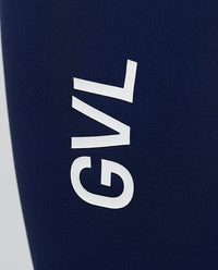 Givelo 磁吸式無痕車褲MAYFLY Bib Shorts Navy 女款 藍