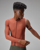 Givelo 薄長袖車衣Jersey LS G90 Autumn 秋楓橘 男女共版