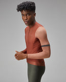 Givelo 薄長袖車衣Jersey LS G90 Autumn 秋楓橘 男女共版