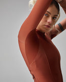 Givelo 薄長袖車衣Jersey LS G90 Autumn 秋楓橘 男女共版