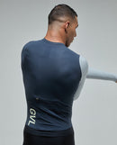 Givelo 薄長袖車衣Jersey LS Modern Classic Franch Navy 藍 男女共版