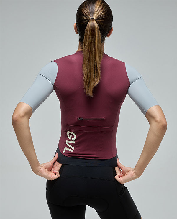 Givelo 車衣Jersey SS Modern Classic Merlot 酒紅 男女共版