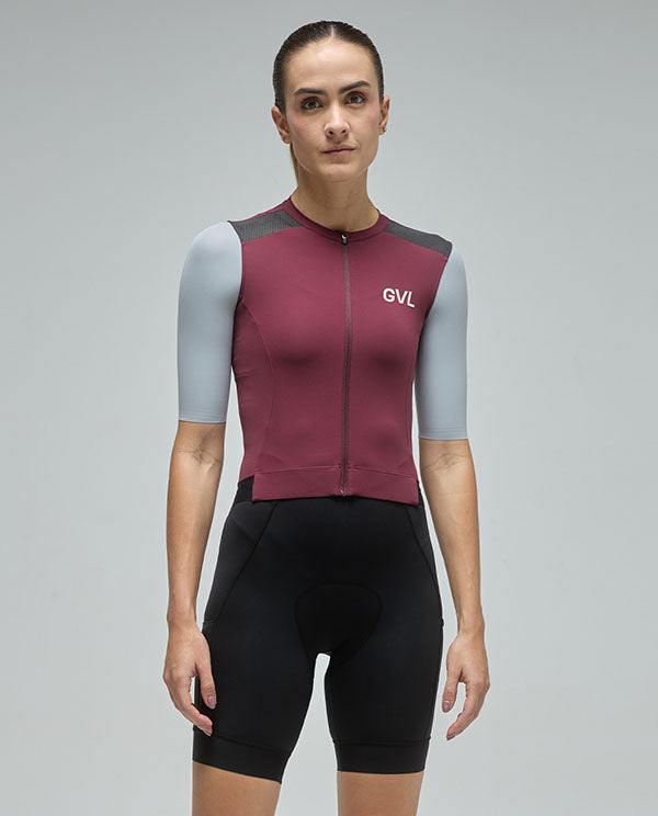 Givelo 車衣Jersey SS Modern Classic Merlot 酒紅 男女共版