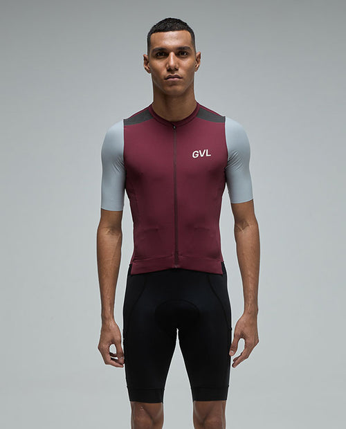Givelo 車衣Jersey SS Modern Classic Merlot 酒紅 男女共版