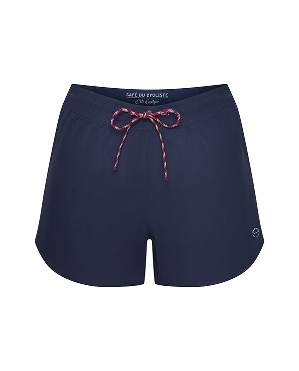 Café du Cycliste 短褲Vaiana Light Shorts Dark Navy 女 深藍