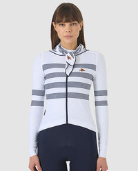 Café du Cycliste 車衣 Charlie White Mariniere 長袖 女款 白